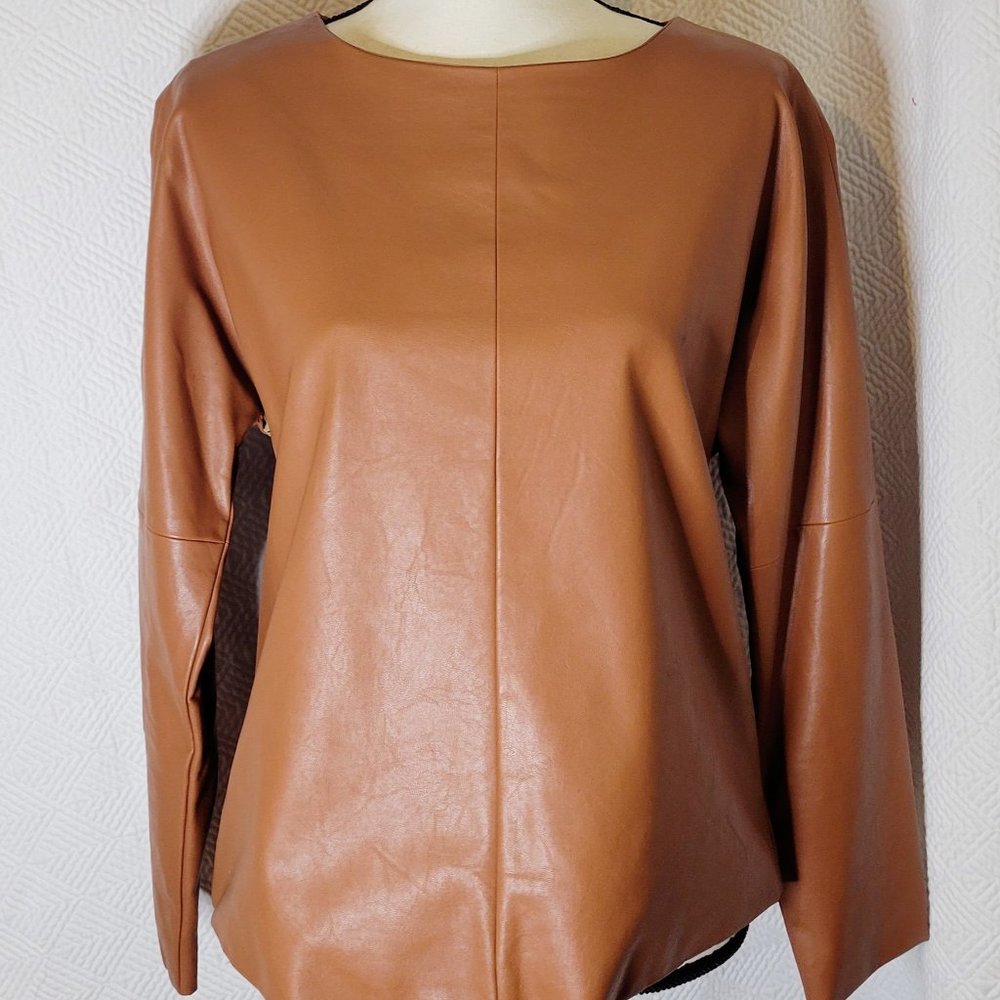 Beulah Style/Women's/Small/Burt Orange/Brown/Top